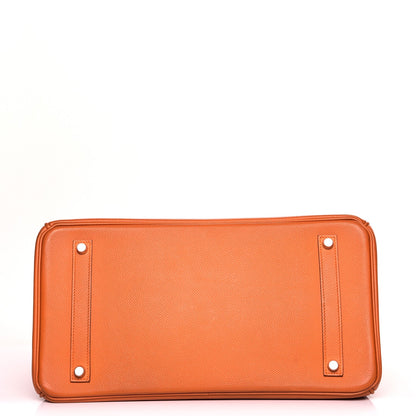 Hermes Epsom Birkin 35 Orange 6 of 28