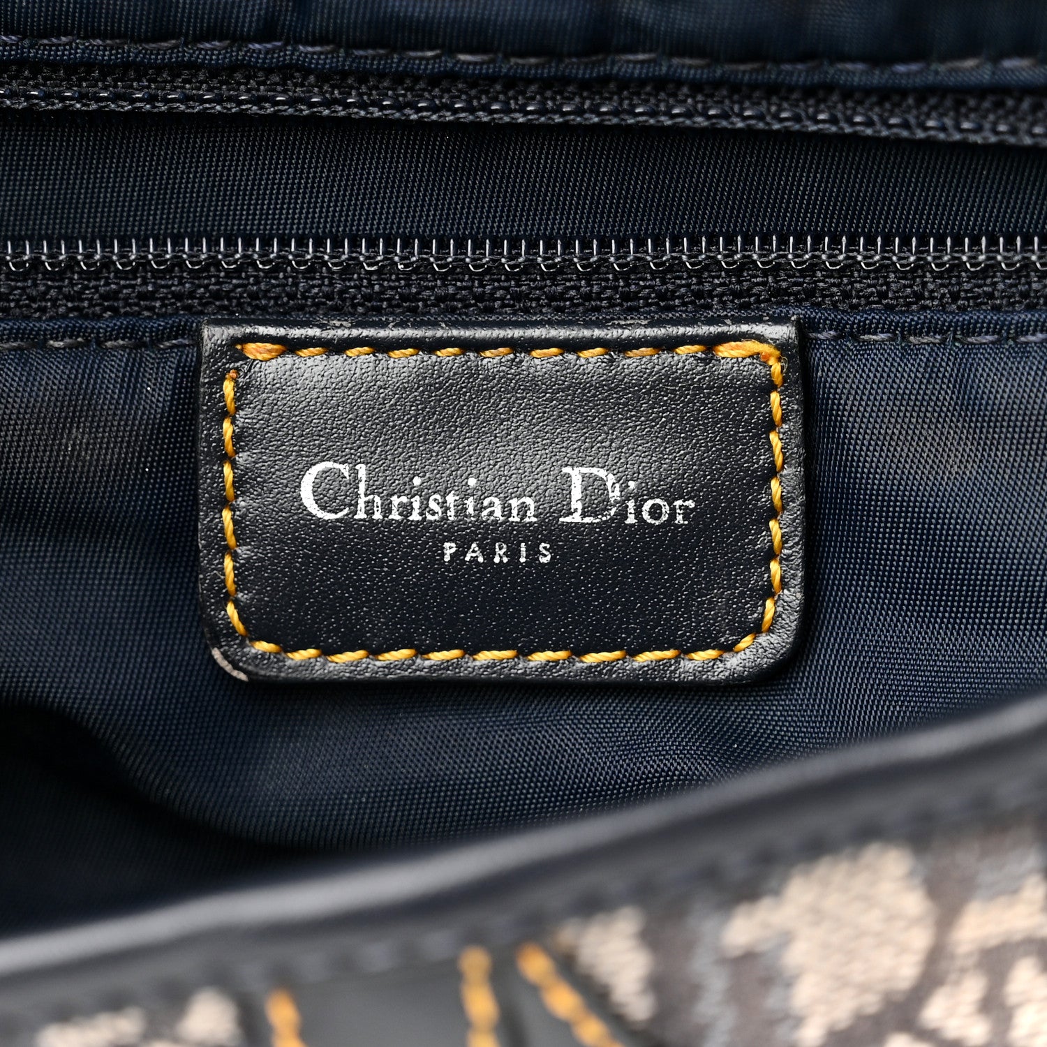 Christian Dior Monogram Saddle Bag Blue 6 of 19
