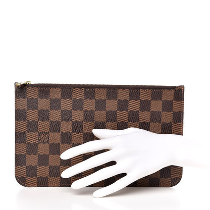 Louis Vuitton Damier Ebene Neverfull MM GM Pochette 2 of 6