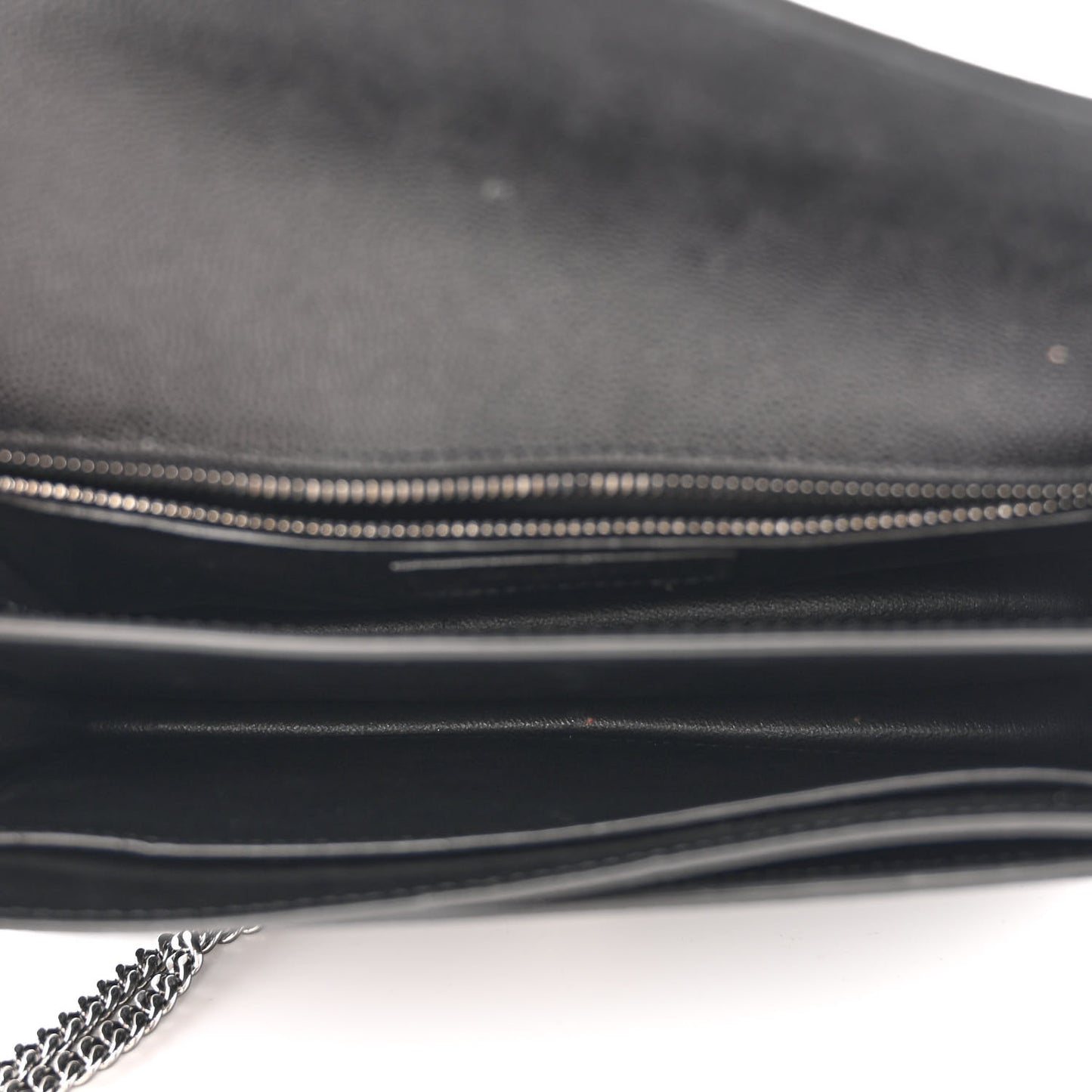 Grain De Poudre Monogram Cassandra Clasp Bag Black