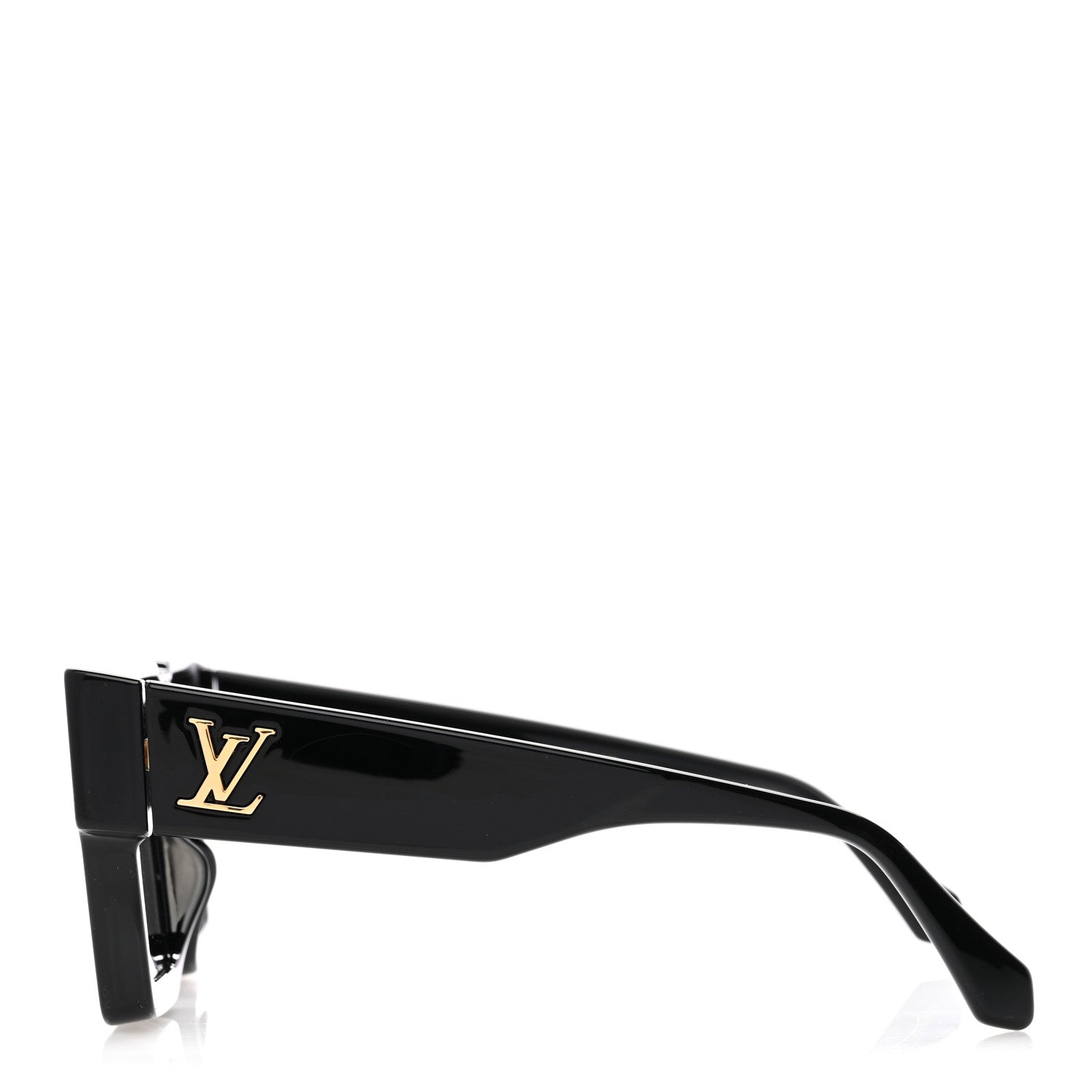 Louis Vuitton Acetate Swarovski Crystal Cyclone Sunglasses Z1578E Black 3 of 7