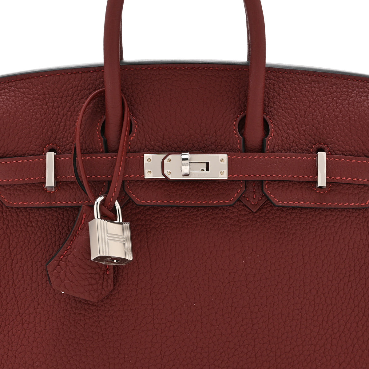 Hermes Togo Birkin 25 Rouge H 8 of 11