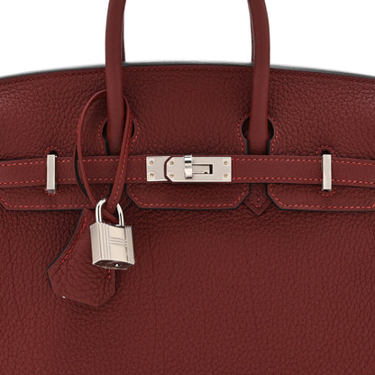 Hermes Togo Birkin 25 Rouge H 8 of 11