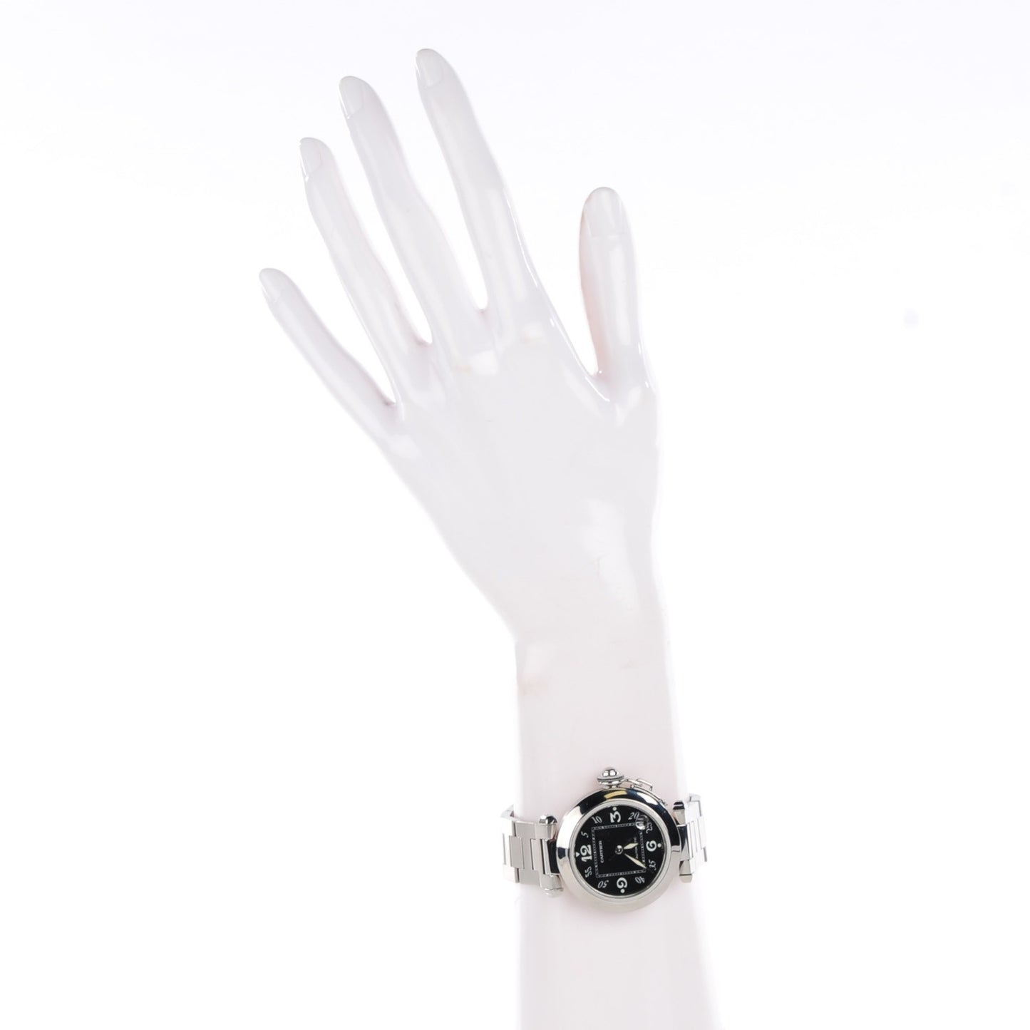 Stainless Steel 35mm Pasha C Automatic Watch Black