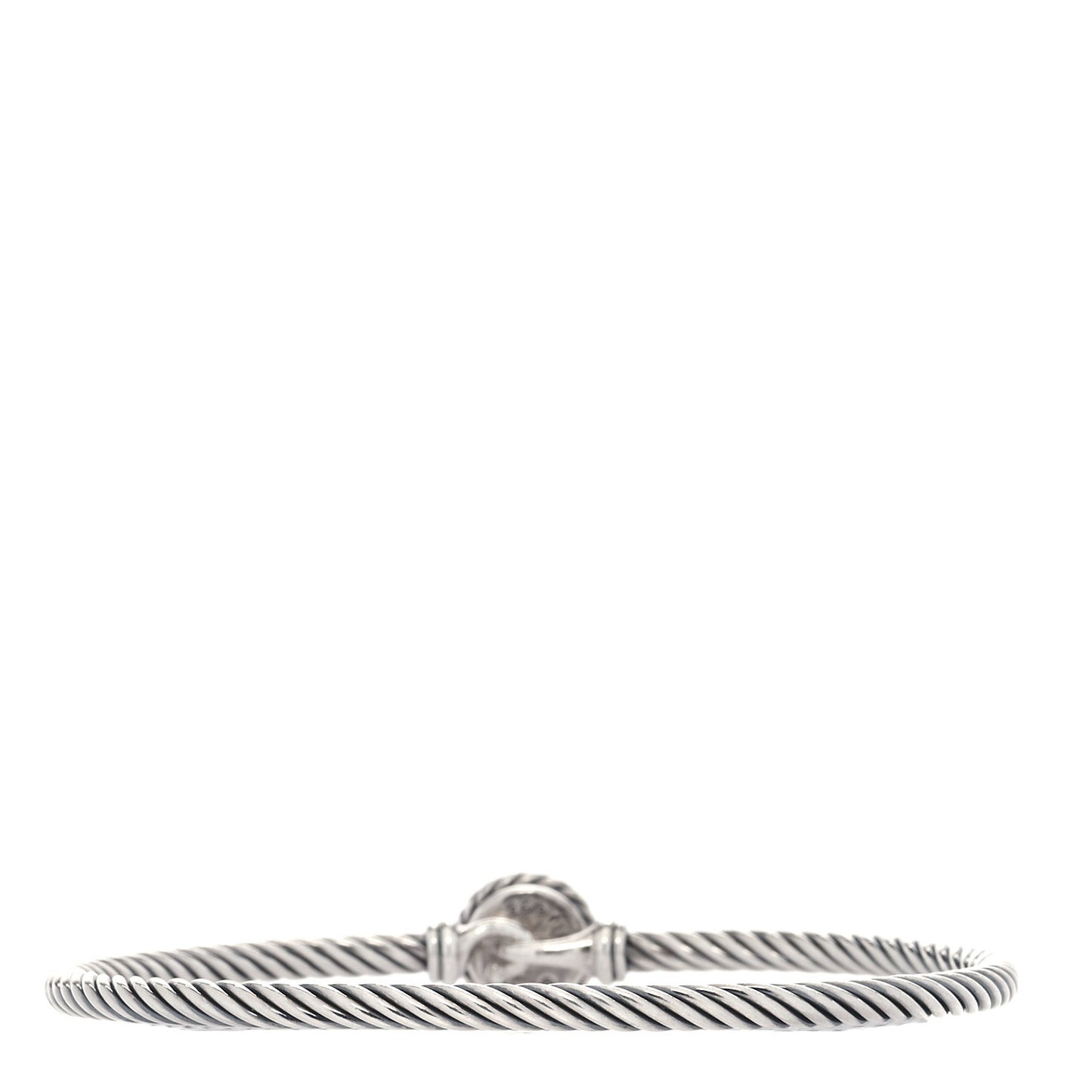 Sterling Silver Black Orchid 3mm Chatelaine Bracelet