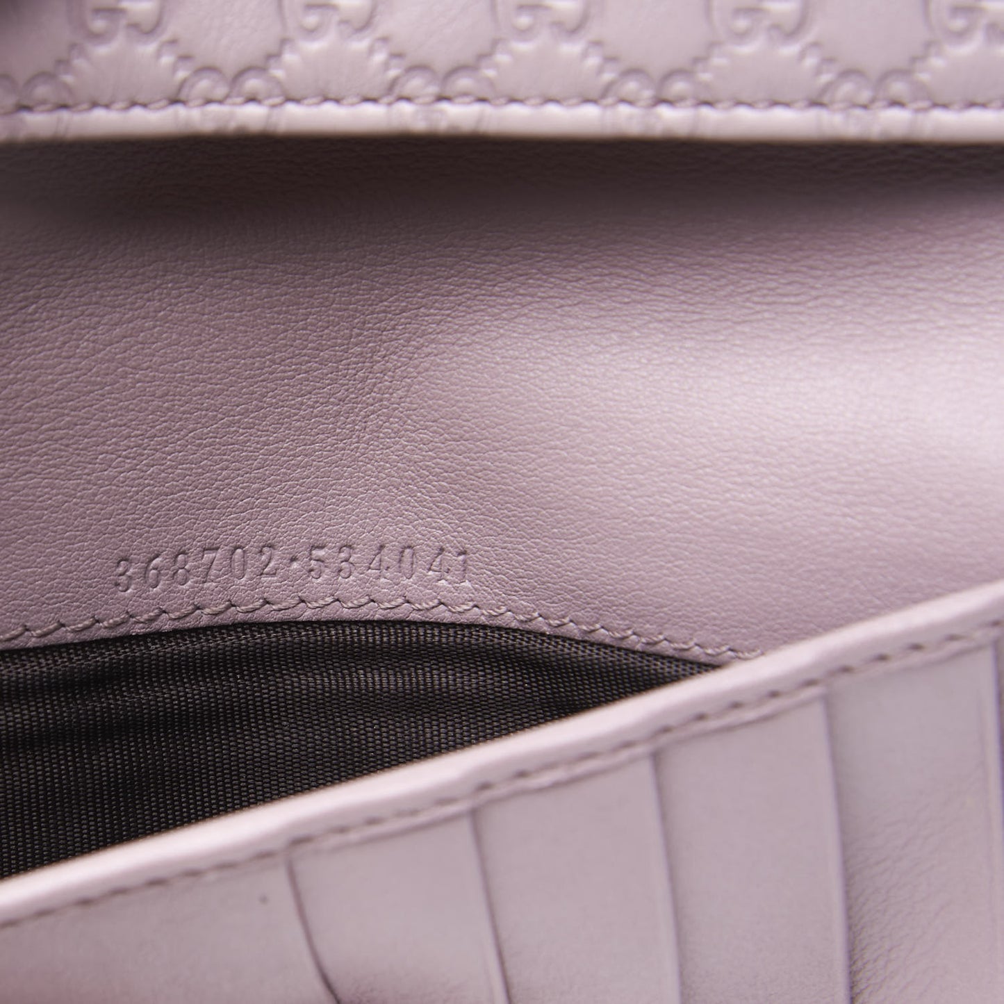 Microguccissima Flap Wallet Mauve