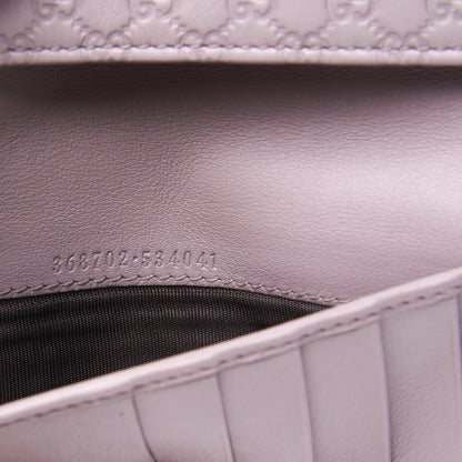 Gucci Microguccissima Flap Wallet Mauve 9 of 9