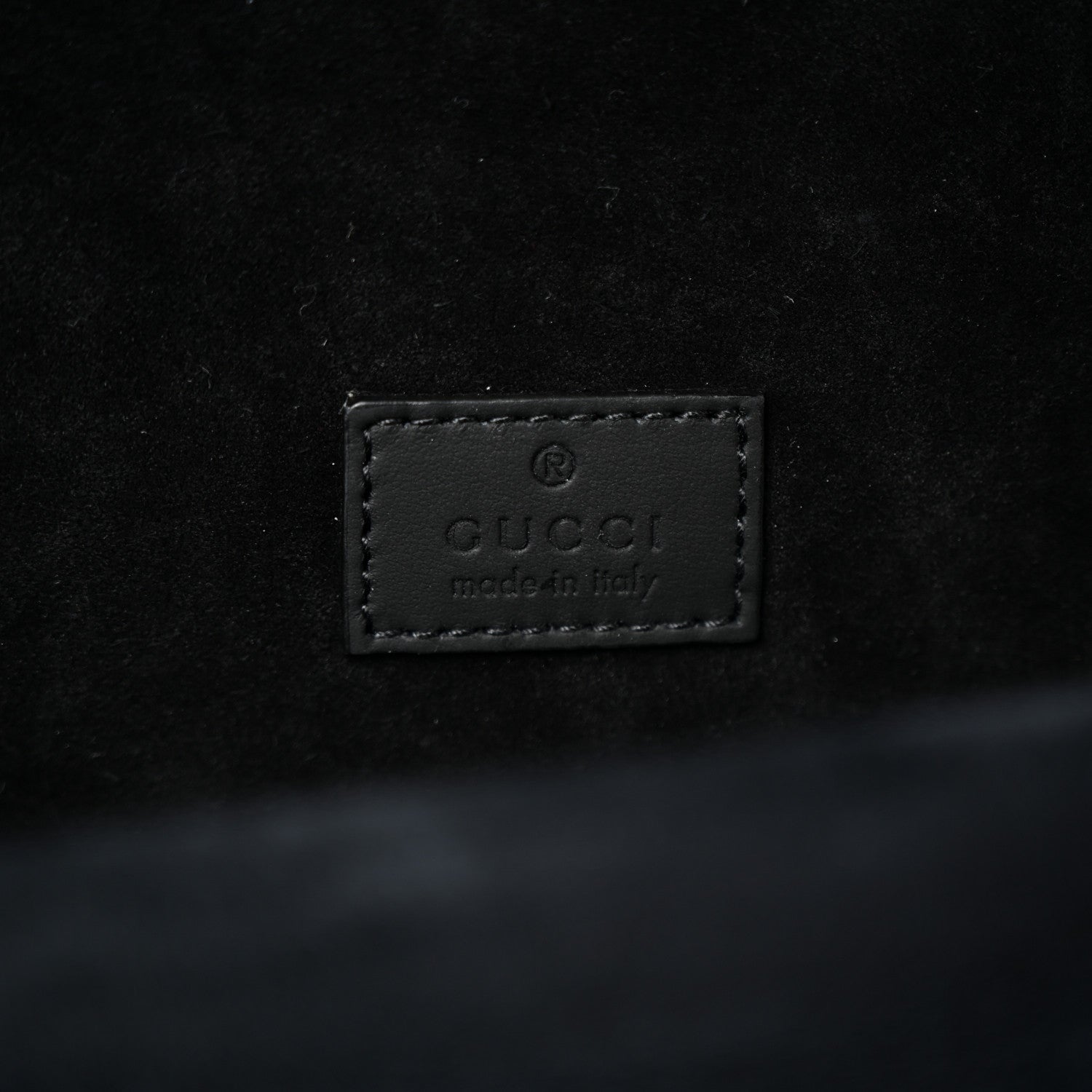 Gucci GG Supreme Monogram Suede Crystal Small Dionysus Shoulder Bag Beige Ebony Black 6 of 10