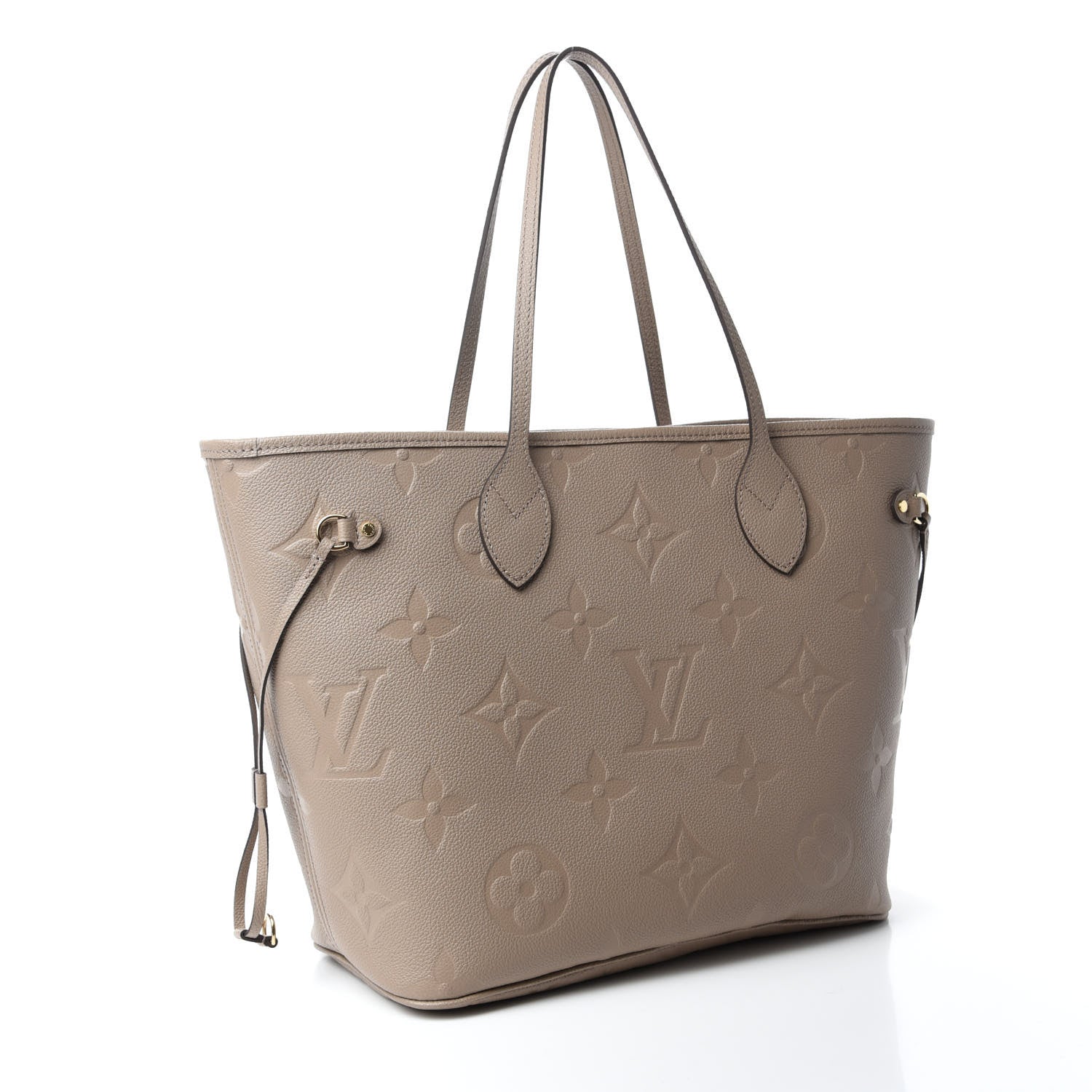 Louis Vuitton Empreinte Monogram Giant Neverfull MM Tourterelle 3 of 9