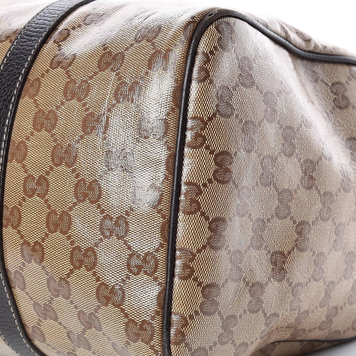 Gucci Crystal Monogram Medium Joy Boston Dark Brown 12 of 27