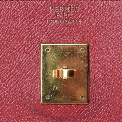 Hermes Courchevel Birkin 40 Rouge 13 of 46