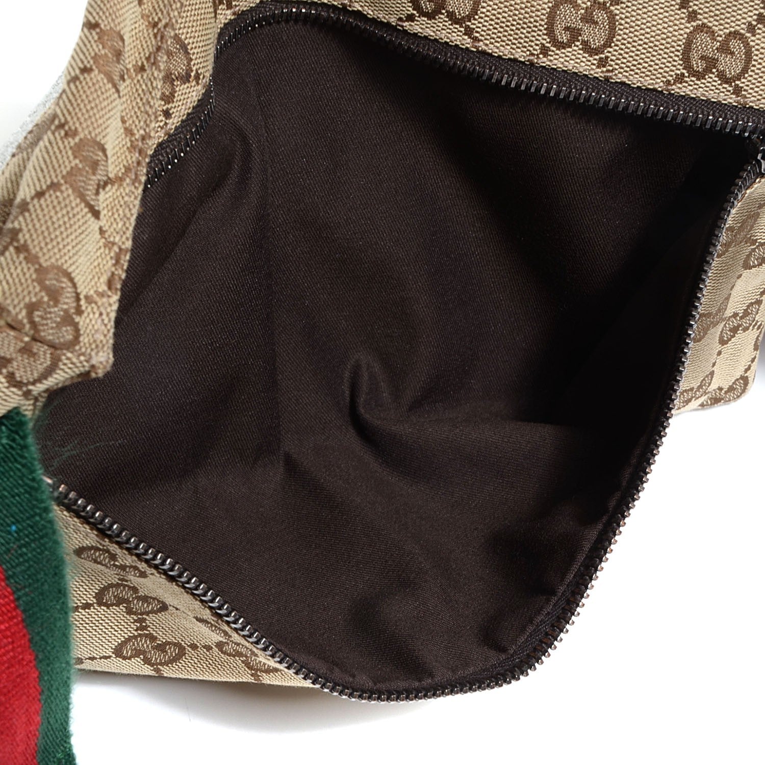 Gucci Monogram Web Belt Bag Dark Brown 7 of 7