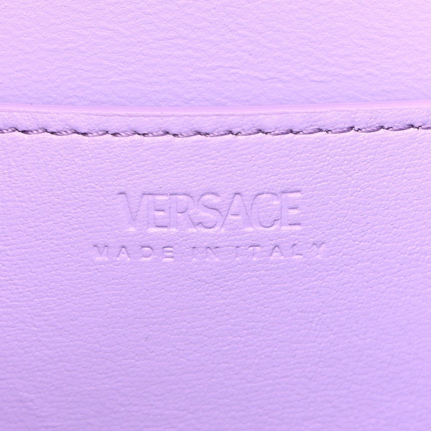 Versace Calfskin Medium Greca Goddess Shoulder Bag Baby Violet 6 of 9