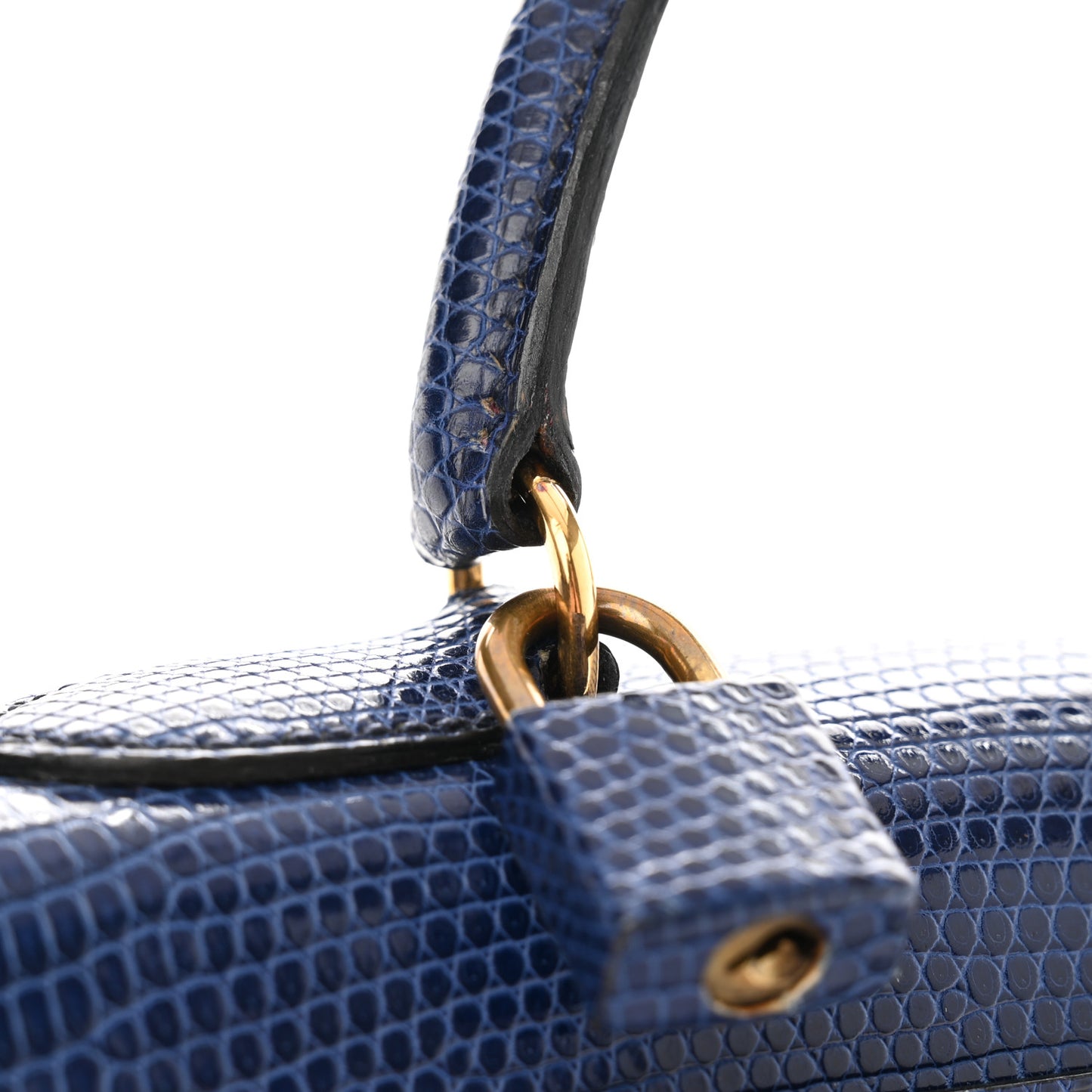 Lizard Kelly Sellier 28 Bleu Saphir