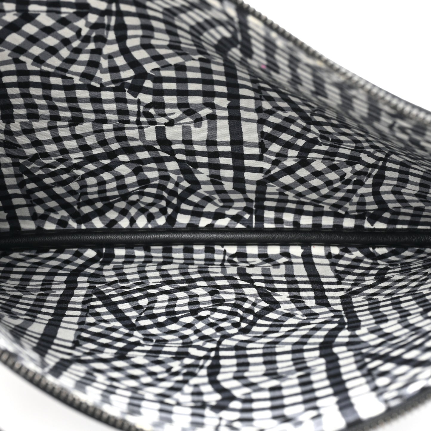 Grained Calfskin Visetos Medium Liz Reversible Shopper Tote Black