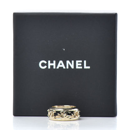 Chanel Metal Chain CC Ring 6 Golden 5 of 5