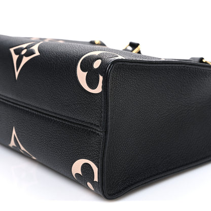 Louis Vuitton Empreinte Monogram Giant Onthego PM Black Beige 10 of 11