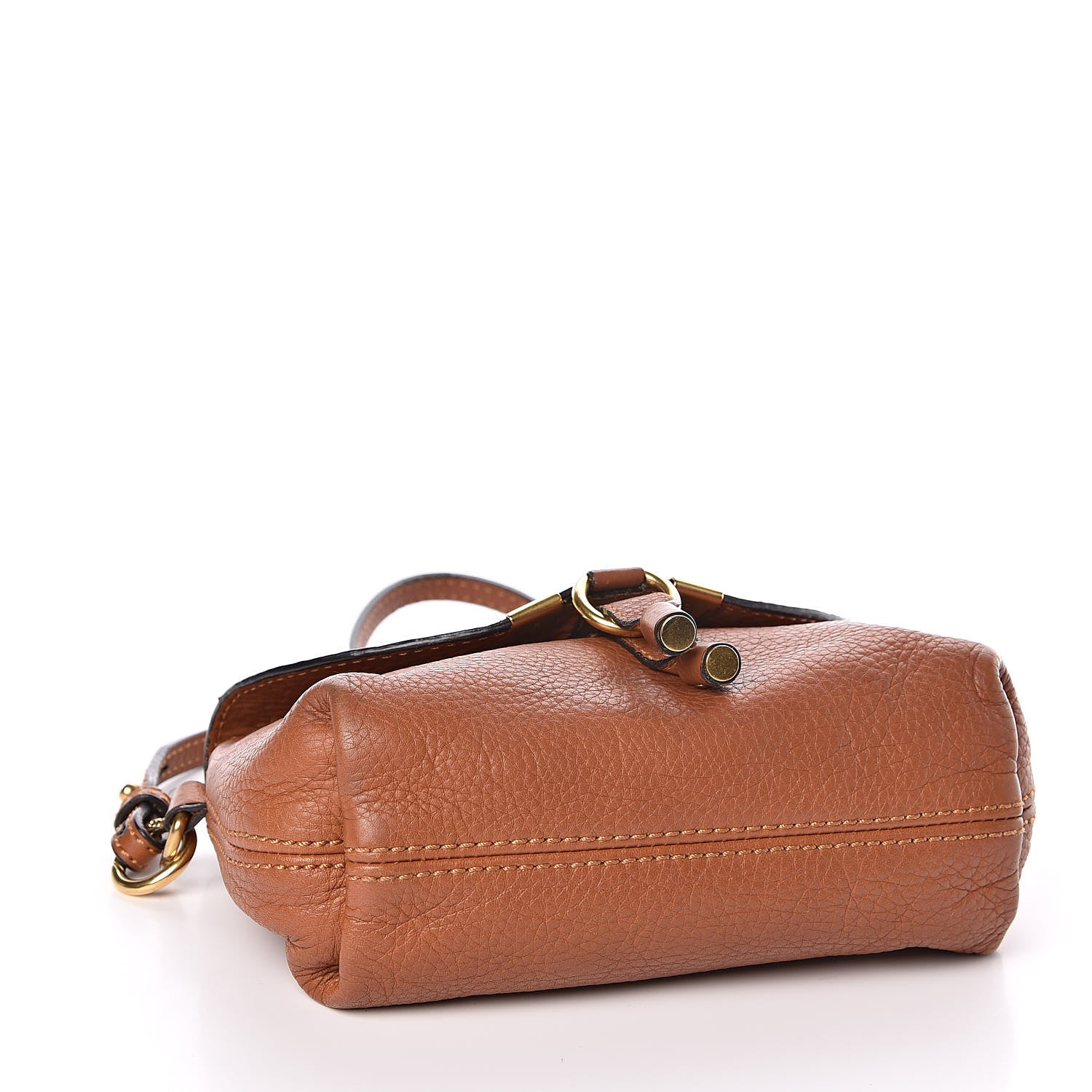 Chloe Calfskin Marcie Pochette Crossbody Bag Tan 4 of 12