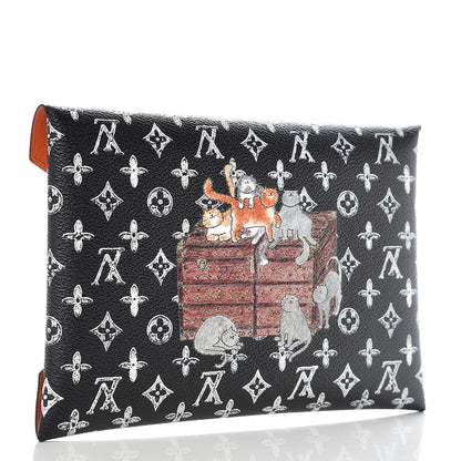 Louis Vuitton Catogram Large Kirigami Pochette Black 3 of 6