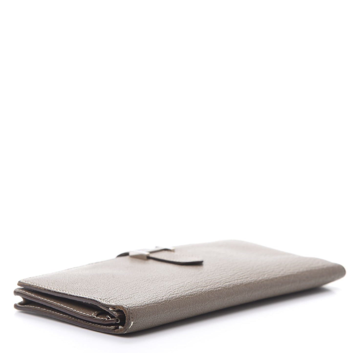 Chevre Mysore Bearn Gusset Wallet Etoupe