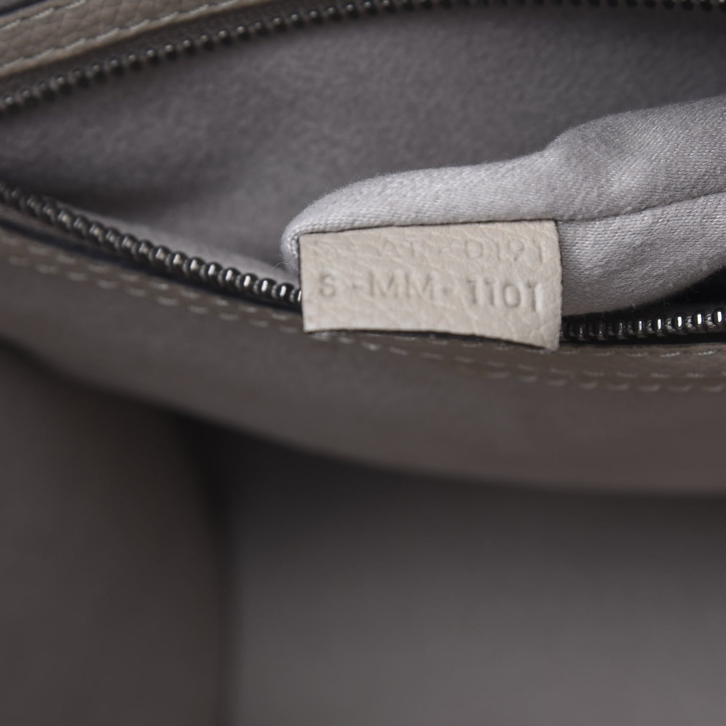 Drummed Calfskin Mini Luggage Dune