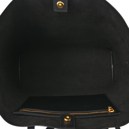 Tom Ford Grained Calfskin Small T Tote Black 4 of 8