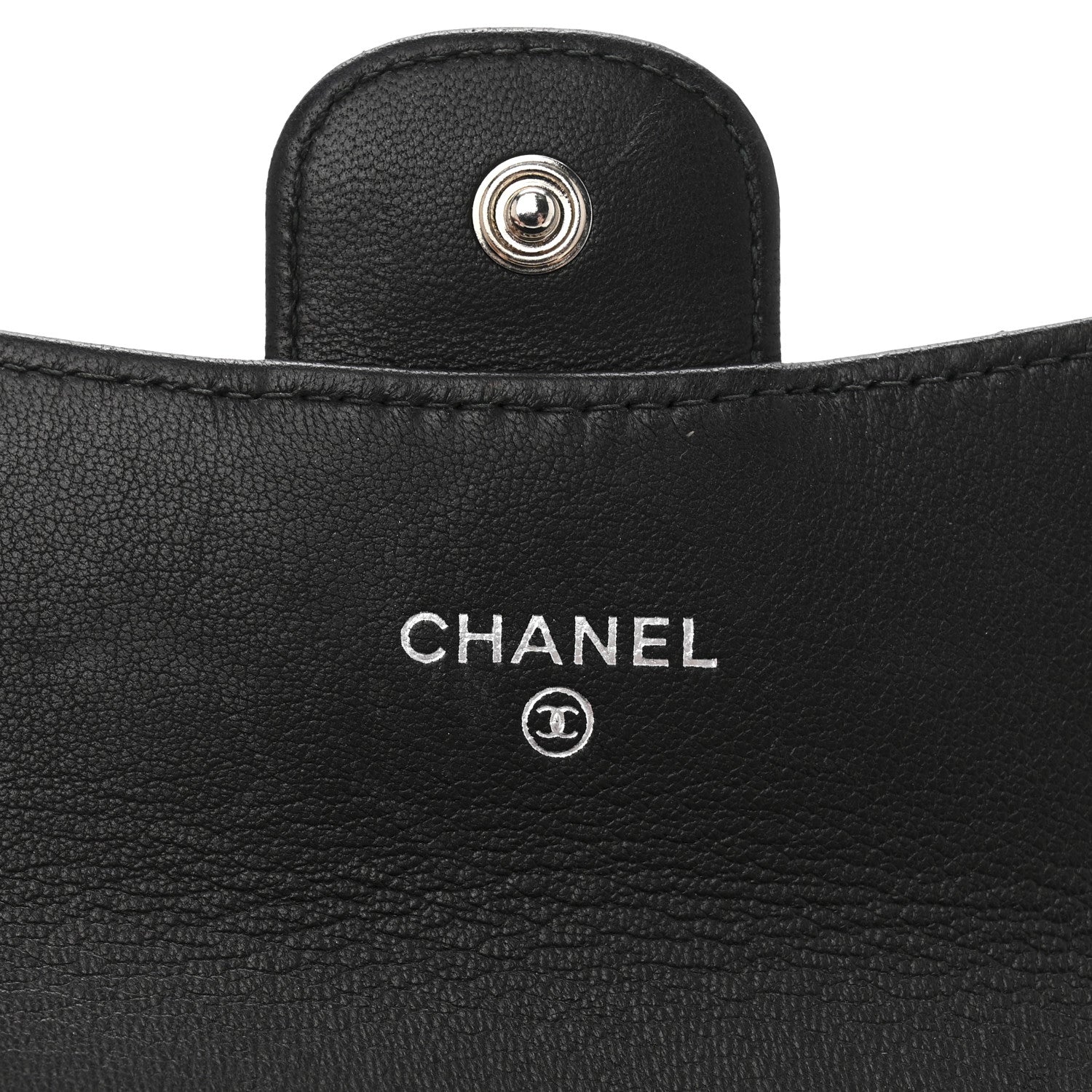 Chanel Patent Quilted Flap Card Holder Black 6 of 11