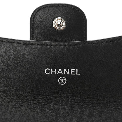 Chanel Patent Quilted Flap Card Holder Black 6 of 11