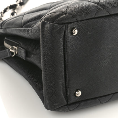 Chanel Caviar Quilted CC Timeless Soft Tote Black 8 of 9