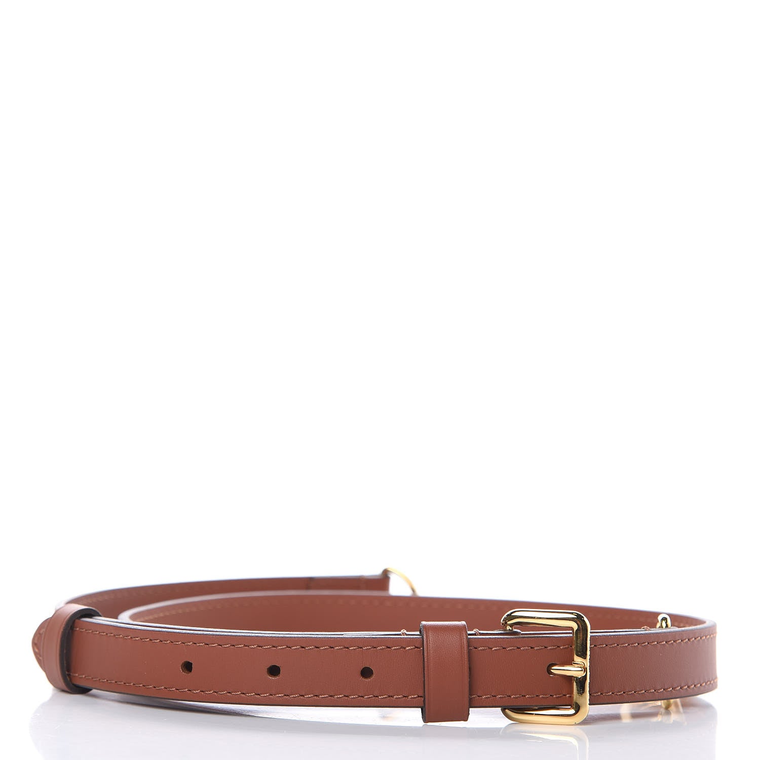 Louis Vuitton Calfskin V Tote BB Shoulder Strap Caramel 2 of 3