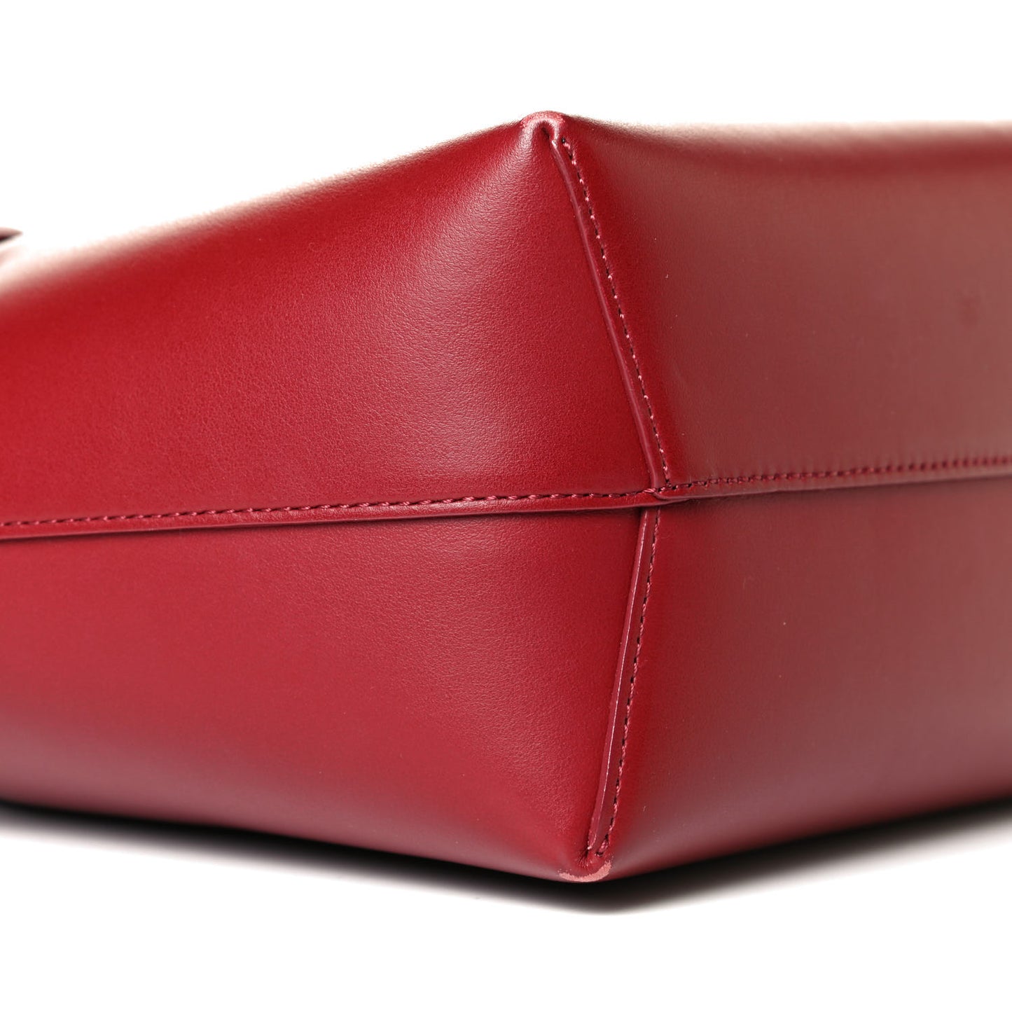 Calfskin Mini Bucket Bag Burgundy