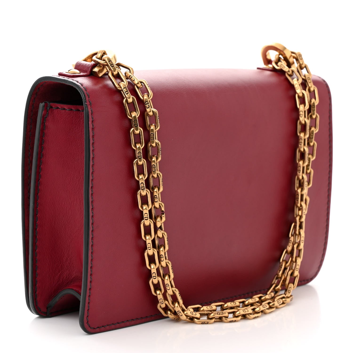 Christian Dior Calfskin J'Adior Chain Flap Bag Red 3 of 10
