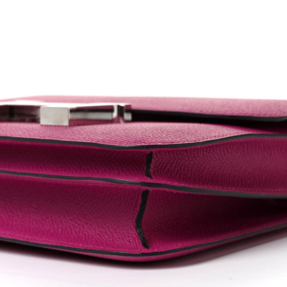 Hermes Epsom Constance 18 Rose Pourpre 9 of 10