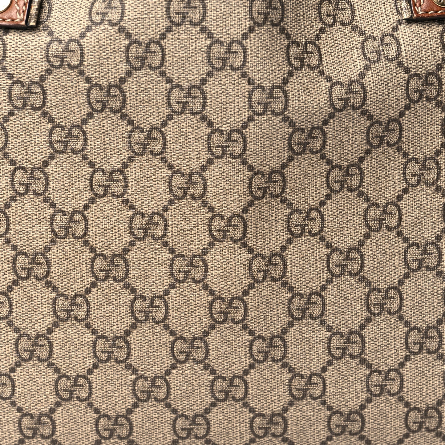 GG Plus Monogram Medium Signature Web Loop Tote Brown