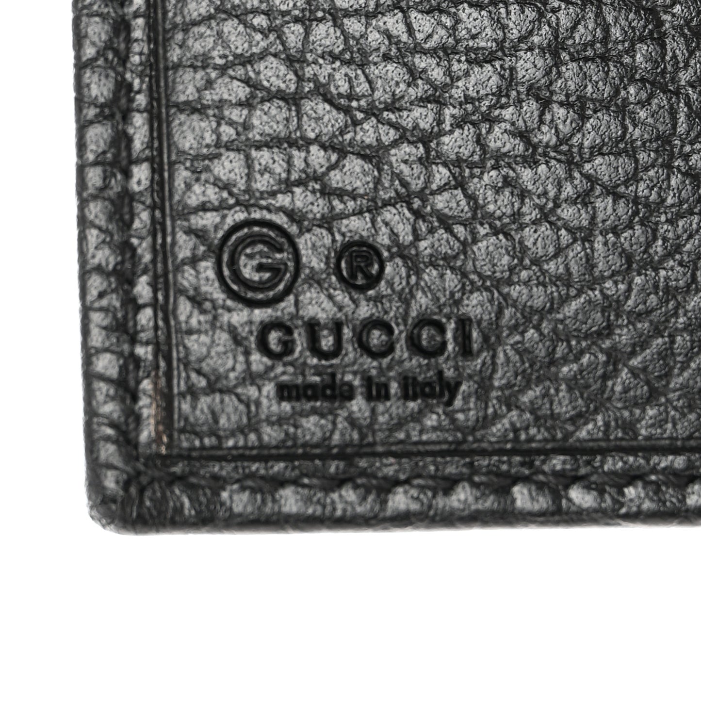 Dollar Calfskin Interlocking G French Wallet Black