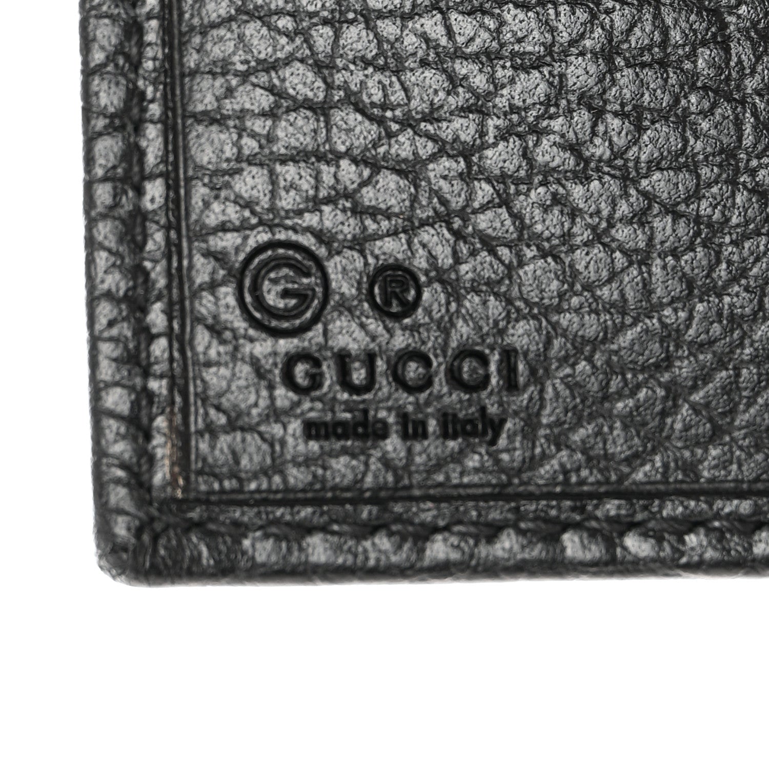 Gucci Dollar Calfskin Interlocking G French Wallet Black 7 of 9
