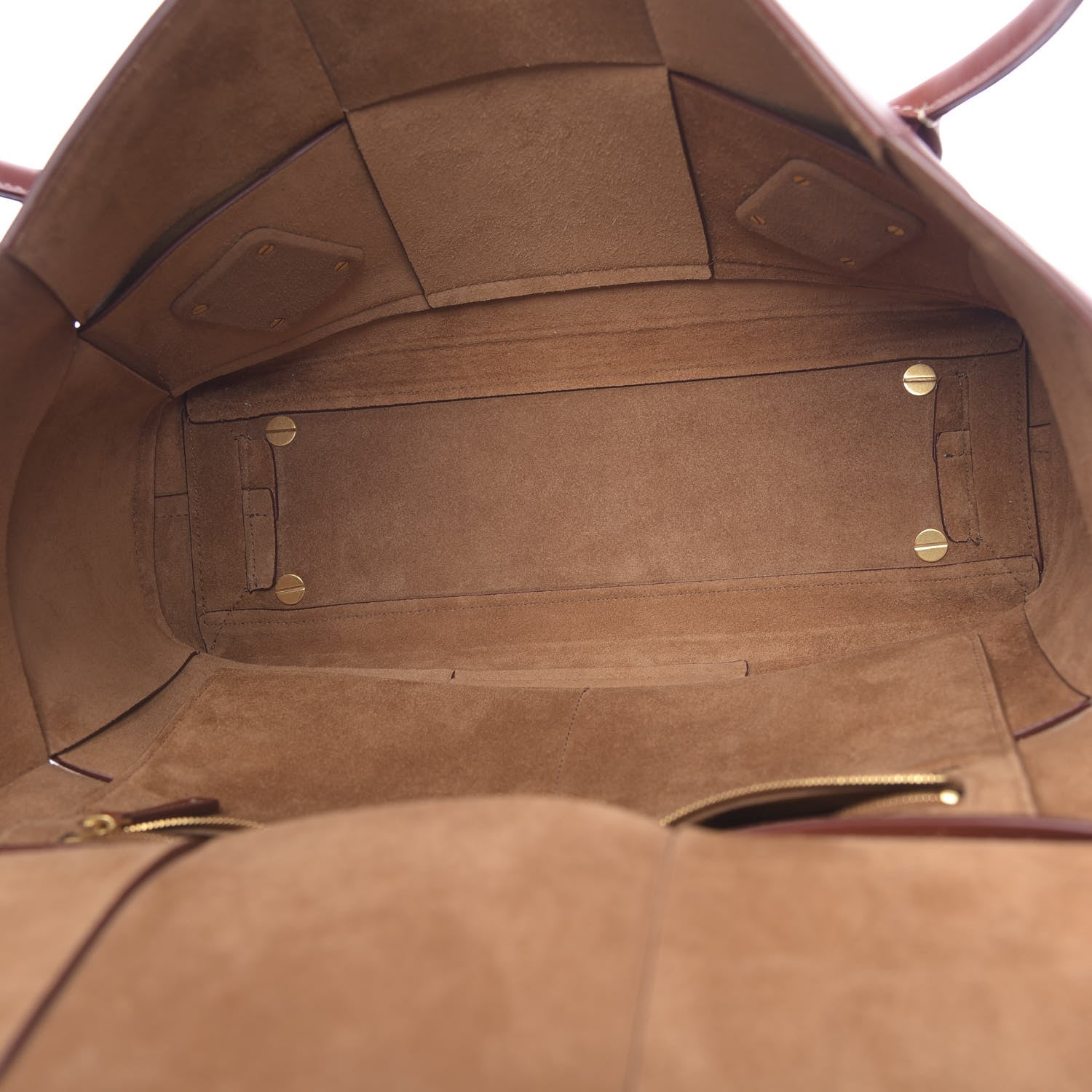 Bottega Veneta French Calfskin Maxi Intrecciato Medium Arco Rust 5 of 9