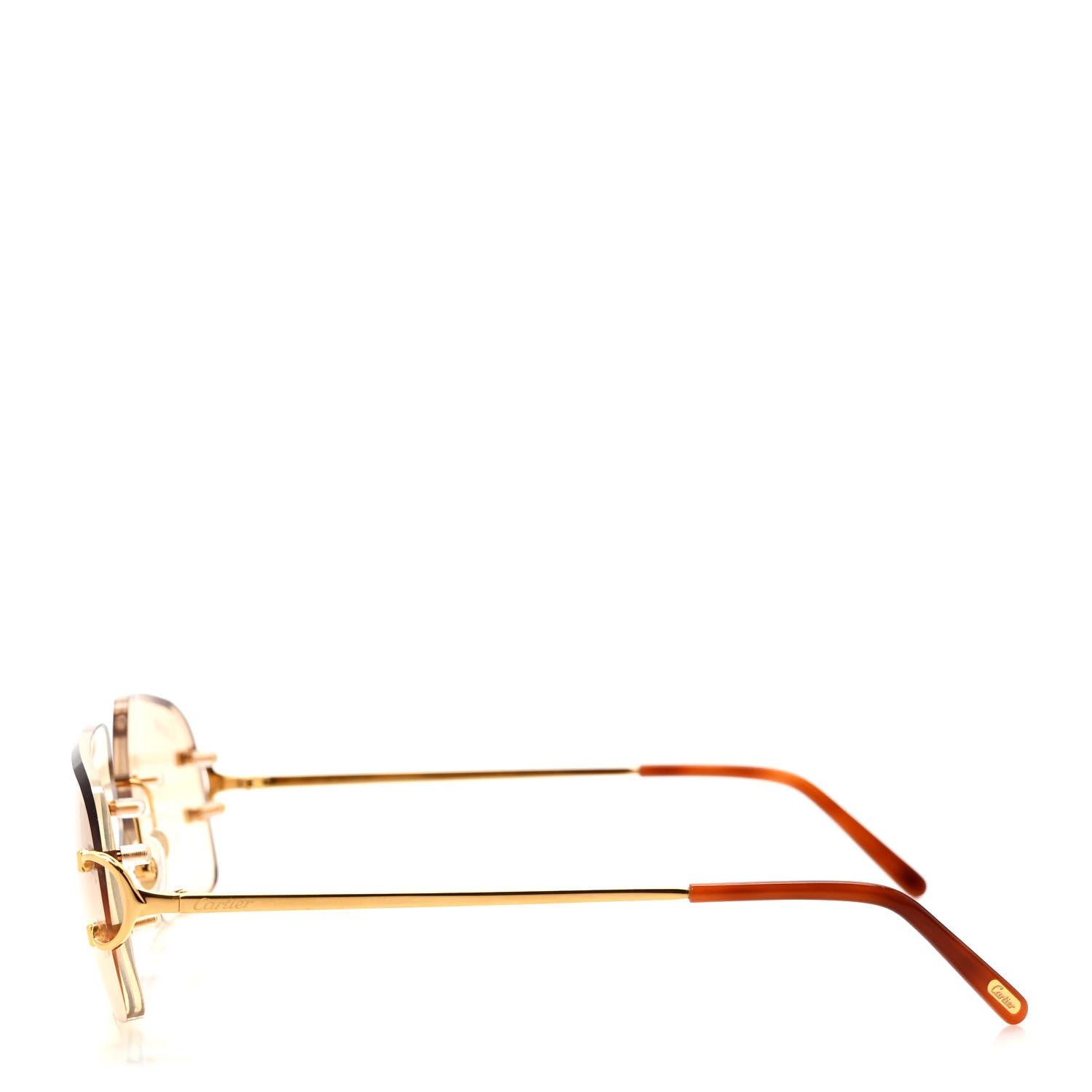 Cartier Signature C De Cartier Sunglasses Gold 3 of 8