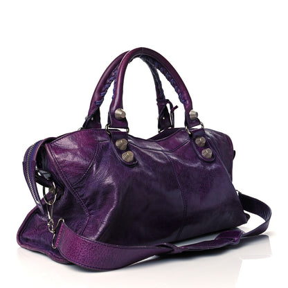 Balenciaga Agneau Giant 21 Silver Hardware Part Time Raisin 3 of 12
