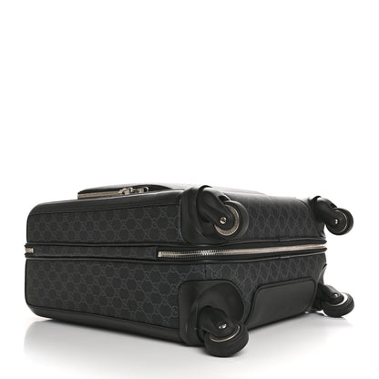 Gucci GG Supreme Monogram Calfskin Carry On Trolley Black 3 of 11