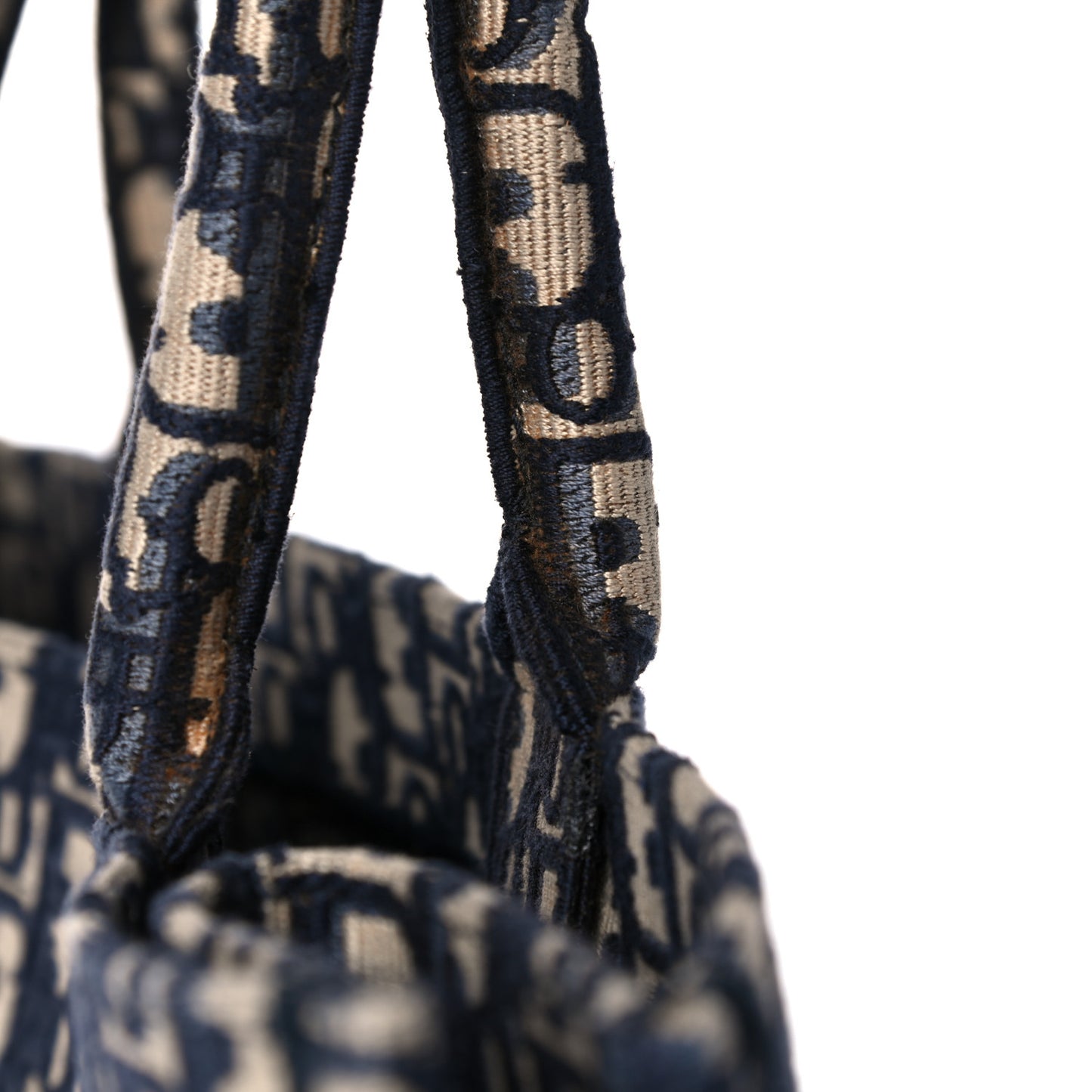 Oblique Book Tote Blue Multicolor