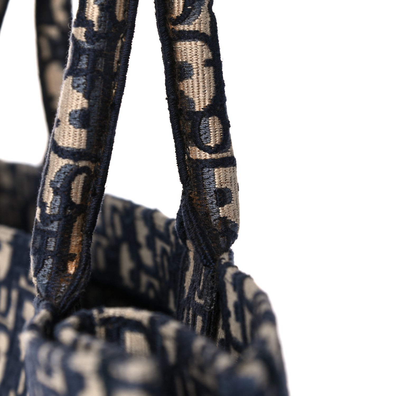 Christian Dior Oblique Book Tote Blue Multicolor 12 of 15