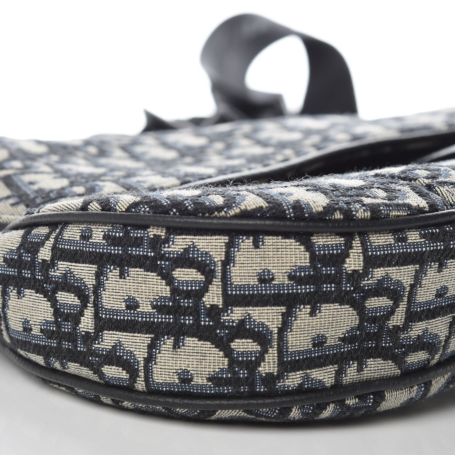 Christian Dior Oblique Mens Saddle Bag Blue 9 of 11
