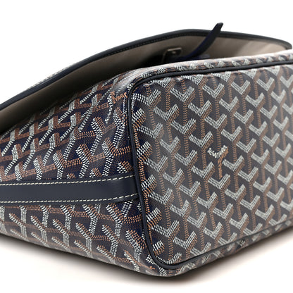 Goyard Goyardine Capetien Messenger Bag Navy 10 of 11