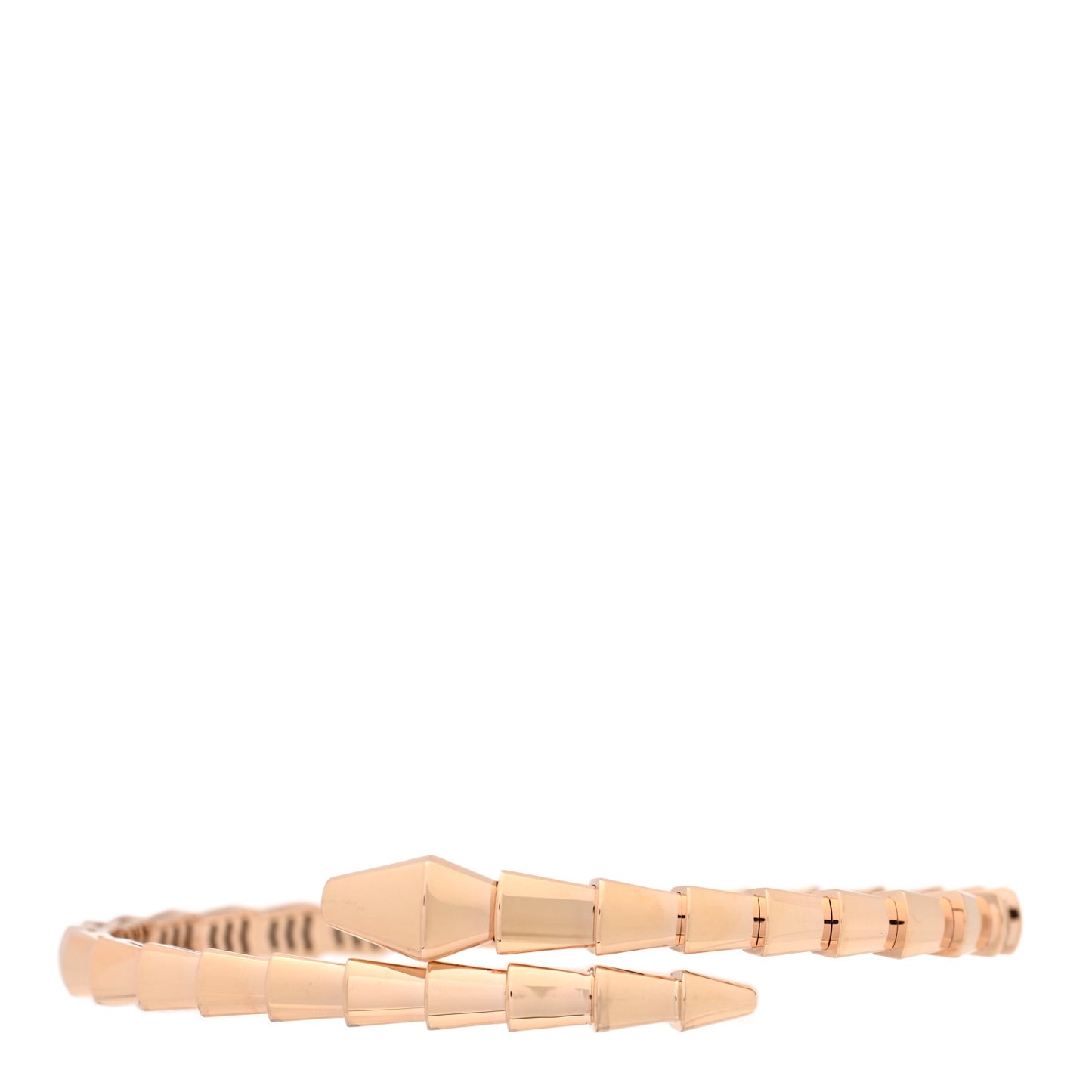 18K Rose Gold Serpenti Viper Bracelet M