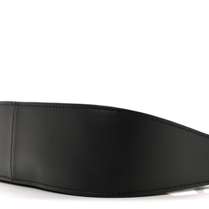 The Row Smooth Calfskin Half Moon Shoulder Bag Black 9 of 9