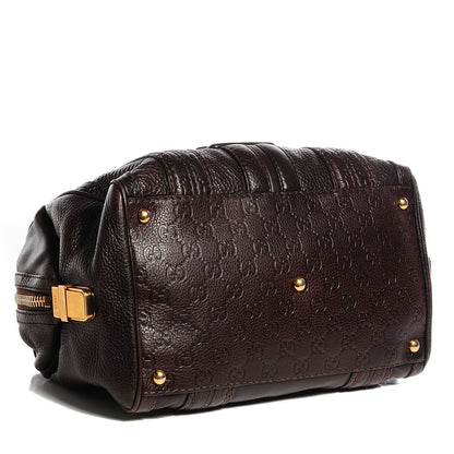 Gucci Guccissima Aviatrix Medium Boston Chocolate 4 of 7