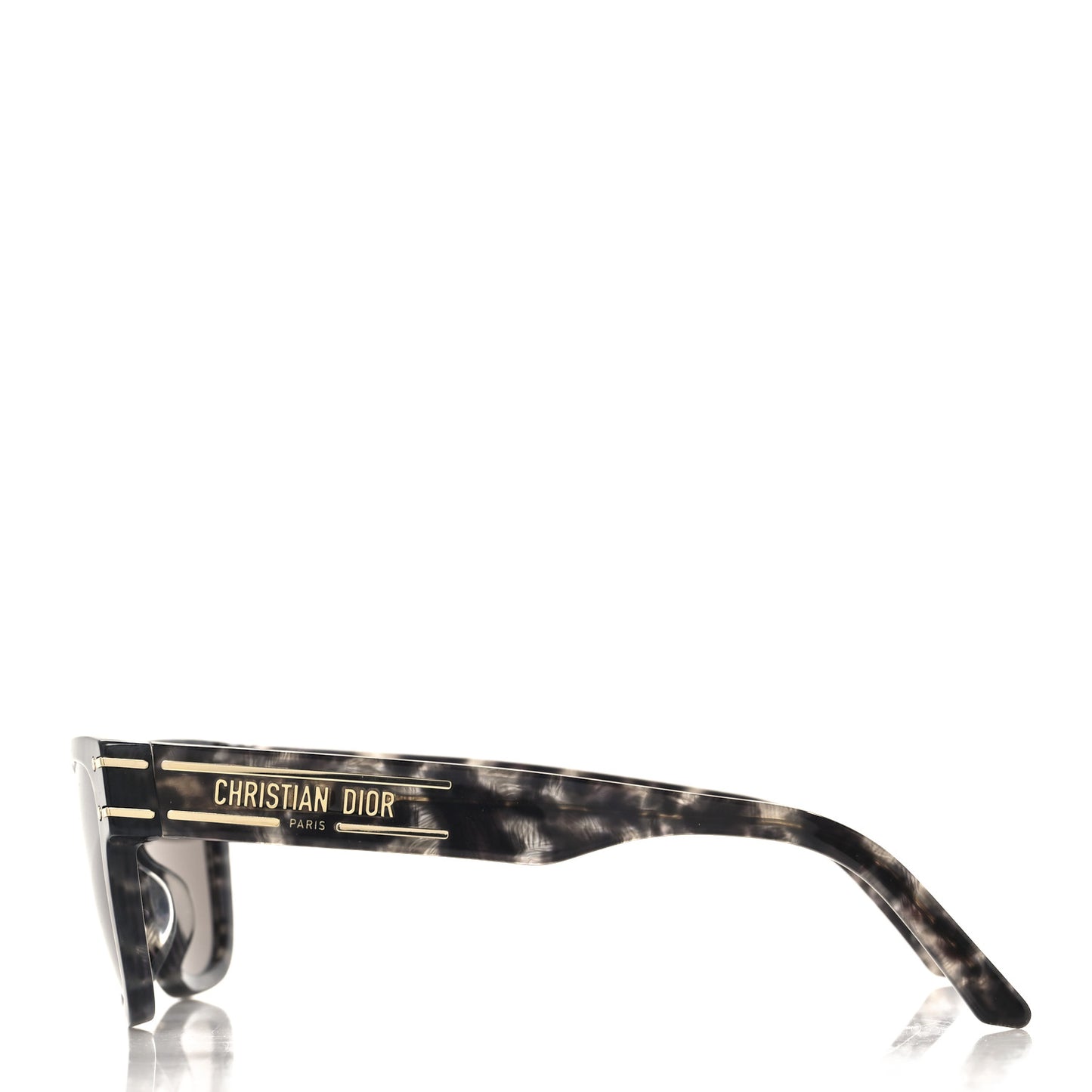Diorsignature S6U Square Sunglasses Tortoise Grey