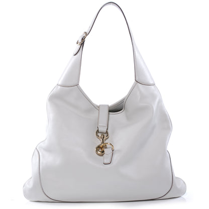 Gucci Leather Large Bouvier Hobo White 1 of 7