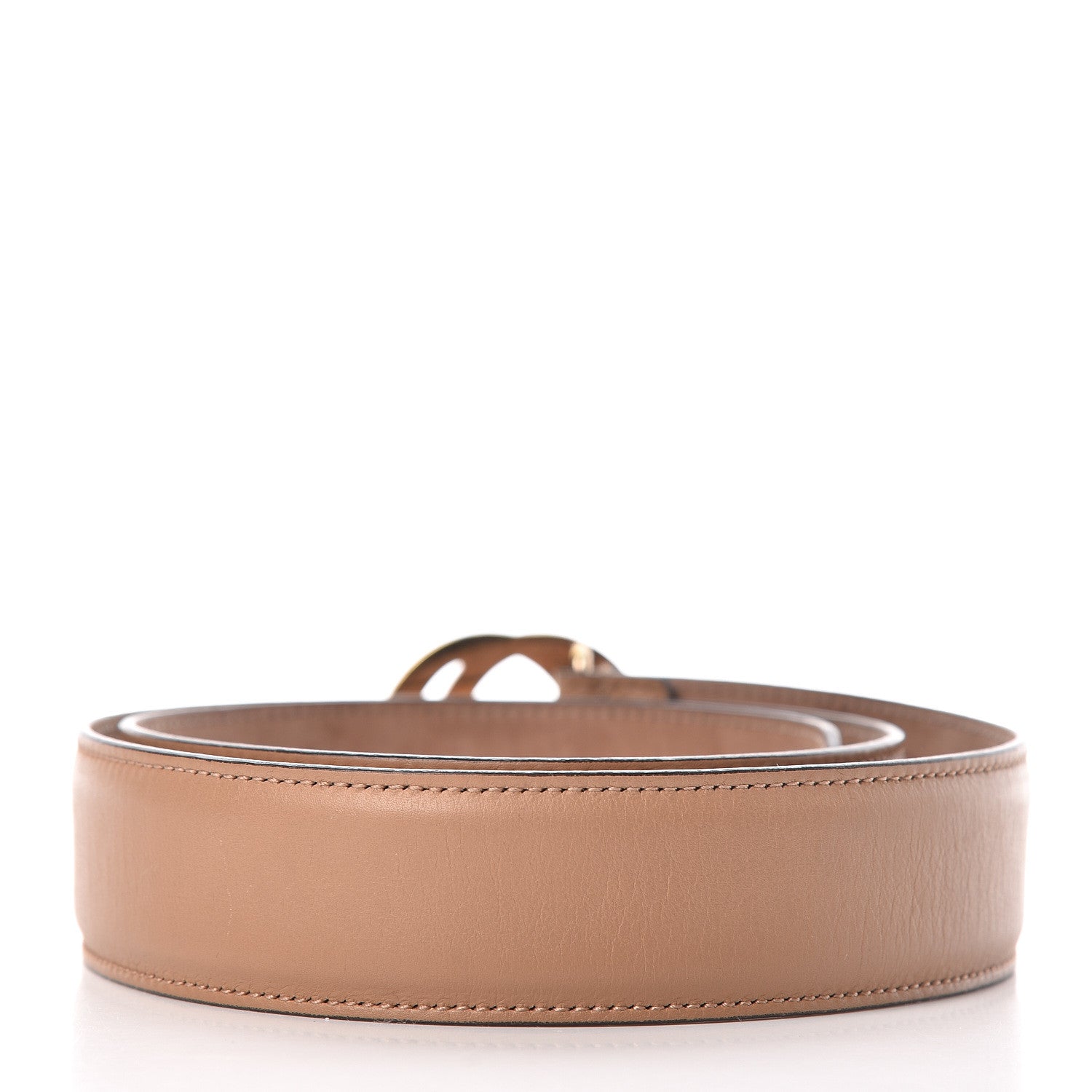 Gucci Calfskin Interlocking G 37mm Belt 85 34 Camelia 3 of 10